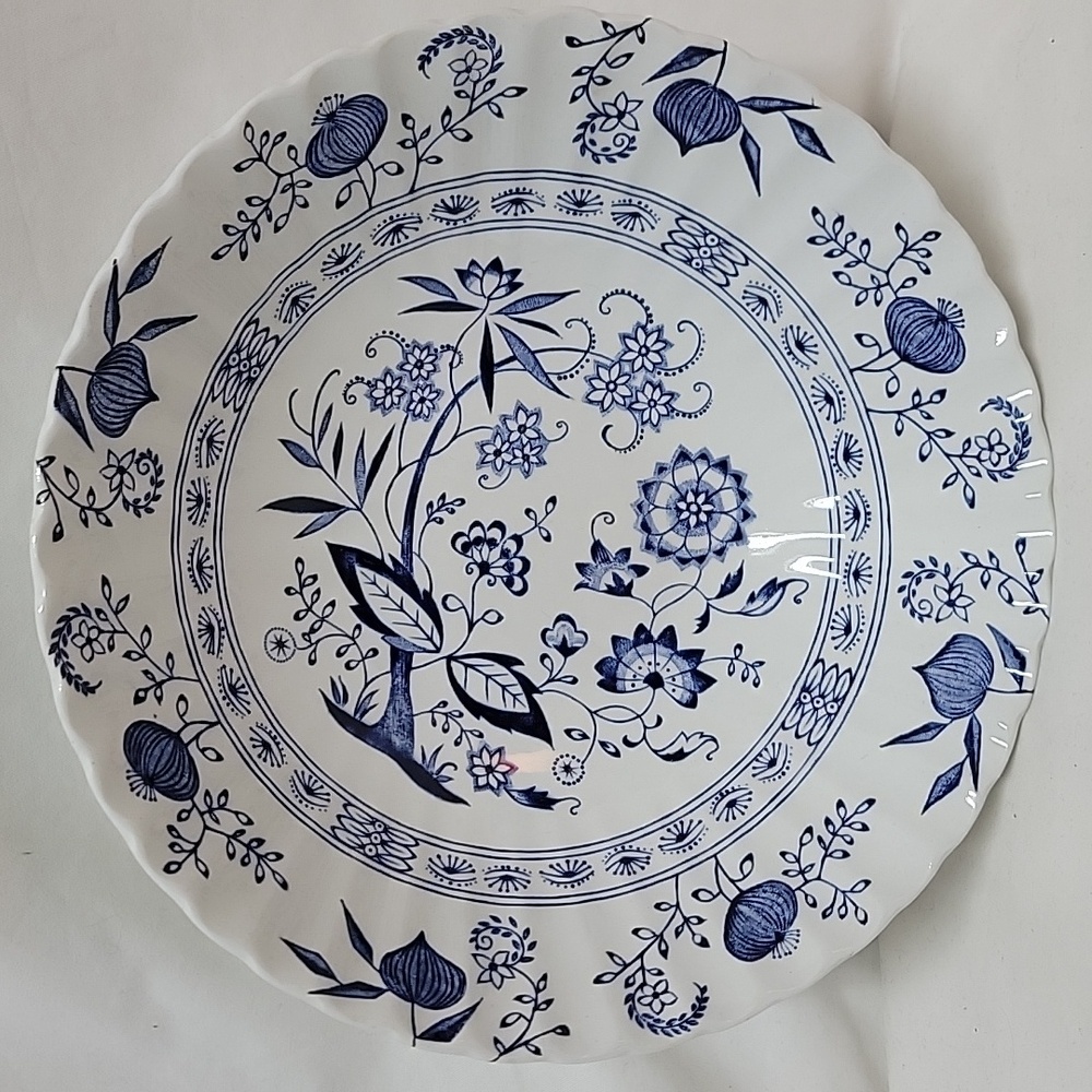 J&G Blue Nordic 'Blue Onion' Platter And Serving Bowl Set - Picture 5 of 7
